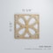 Ekena Millwork Medium Daventry Decorative Fretwork Wood Wall Panels, Walnut, 15 3/8"W x 15 3/8"H x 3/8"T WALW16X16X0375DVNWA - alternate 2